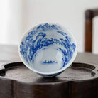Song Hua Shan Shui 130cc - Jing De Zhen Porcelain Gaiwan zycschina