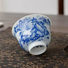 Song Hua Shan Shui 130cc - Jing De Zhen Porcelain Gaiwan zycschina