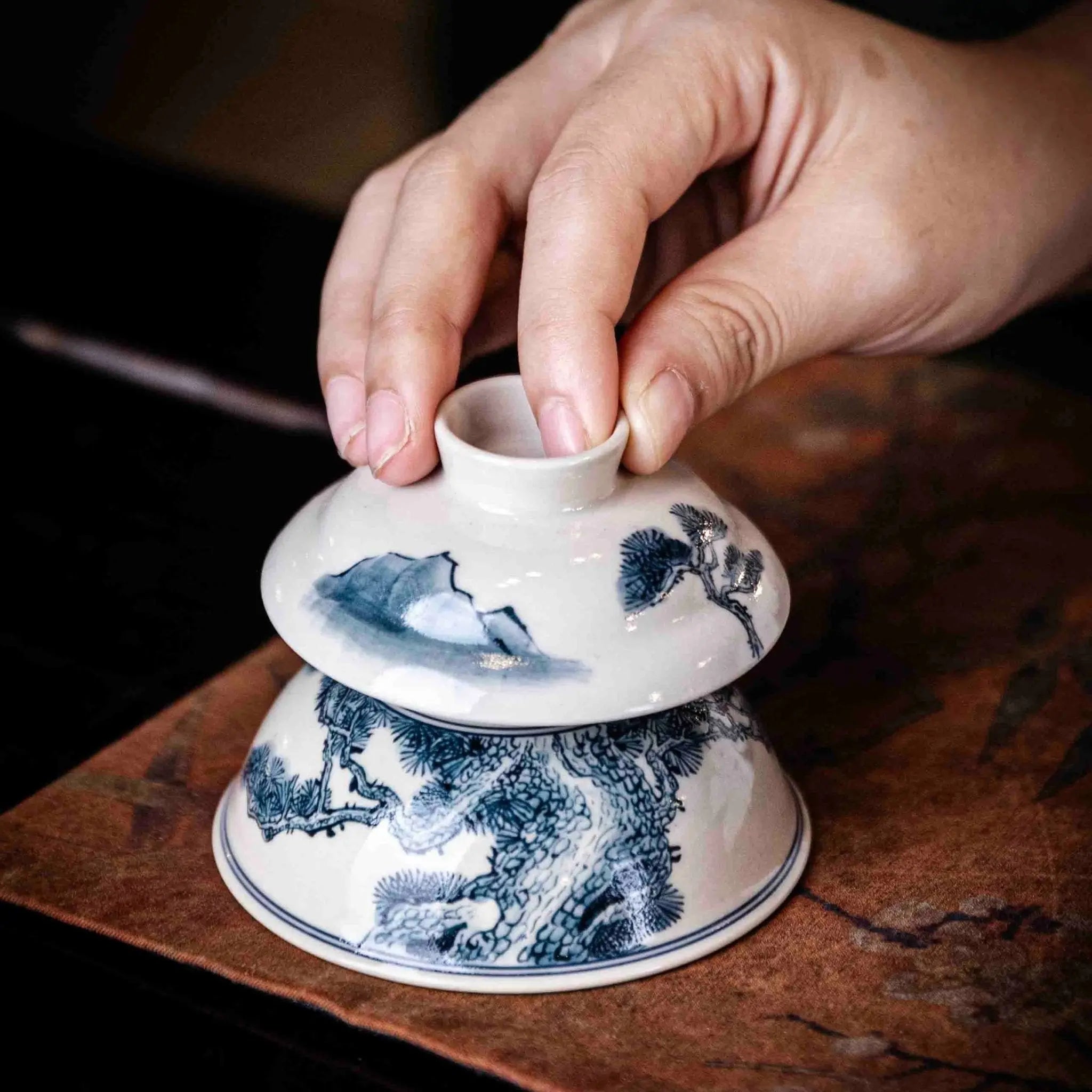 Song Zhen 80cc - Jing De Zhen Porcelain Gaiwan zycschina