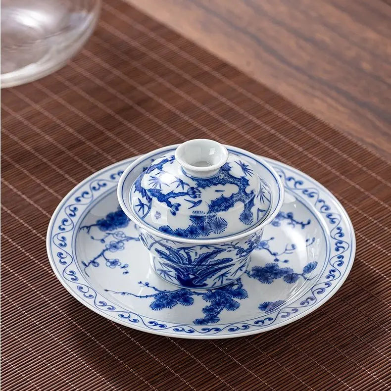 Song Zhu Mei 110cc - Jing De Zhen Porcelain Gaiwan zycschina
