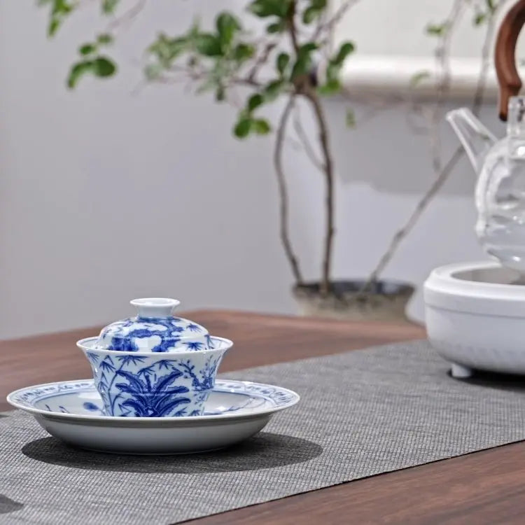 Song Zhu Mei 110cc - Jing De Zhen Porcelain Gaiwan zycschina