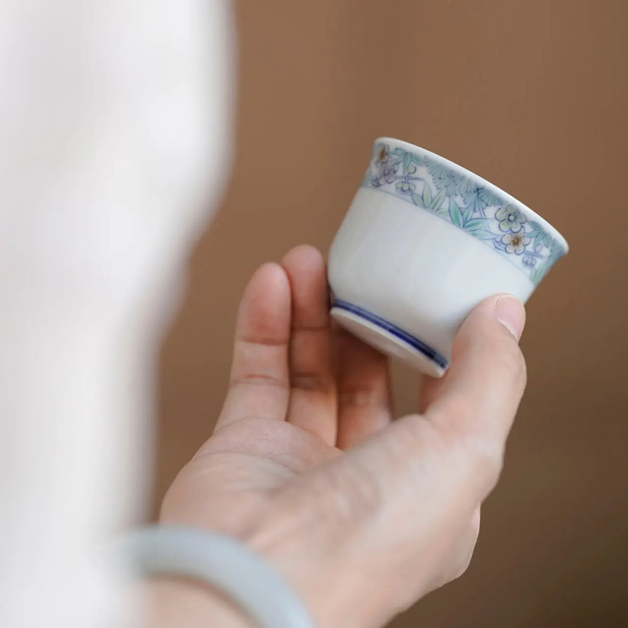 Song Zhu Mei 60cc - Jing De Zhen Porcelain Teacup zycschina