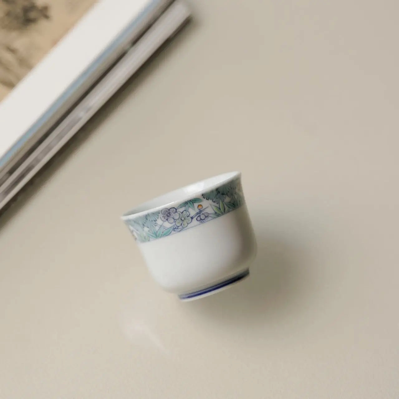 Song Zhu Mei 60cc - Jing De Zhen Porcelain Teacup zycschina