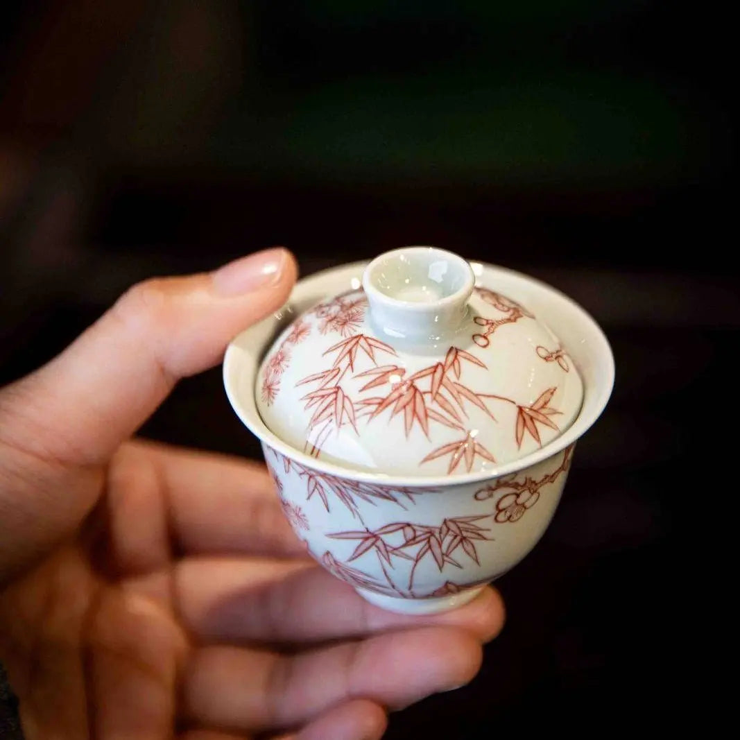 Song Zhu Mei 70cc - Jing De Zhen Porcelain Gaiwan zycschina