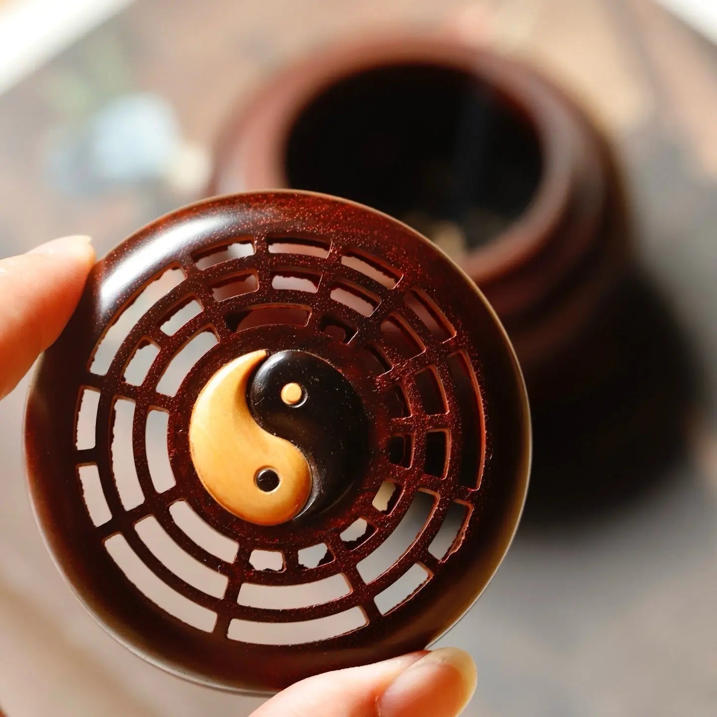 Tai Ji Ba Gua - Wood Sculpture zycschina
