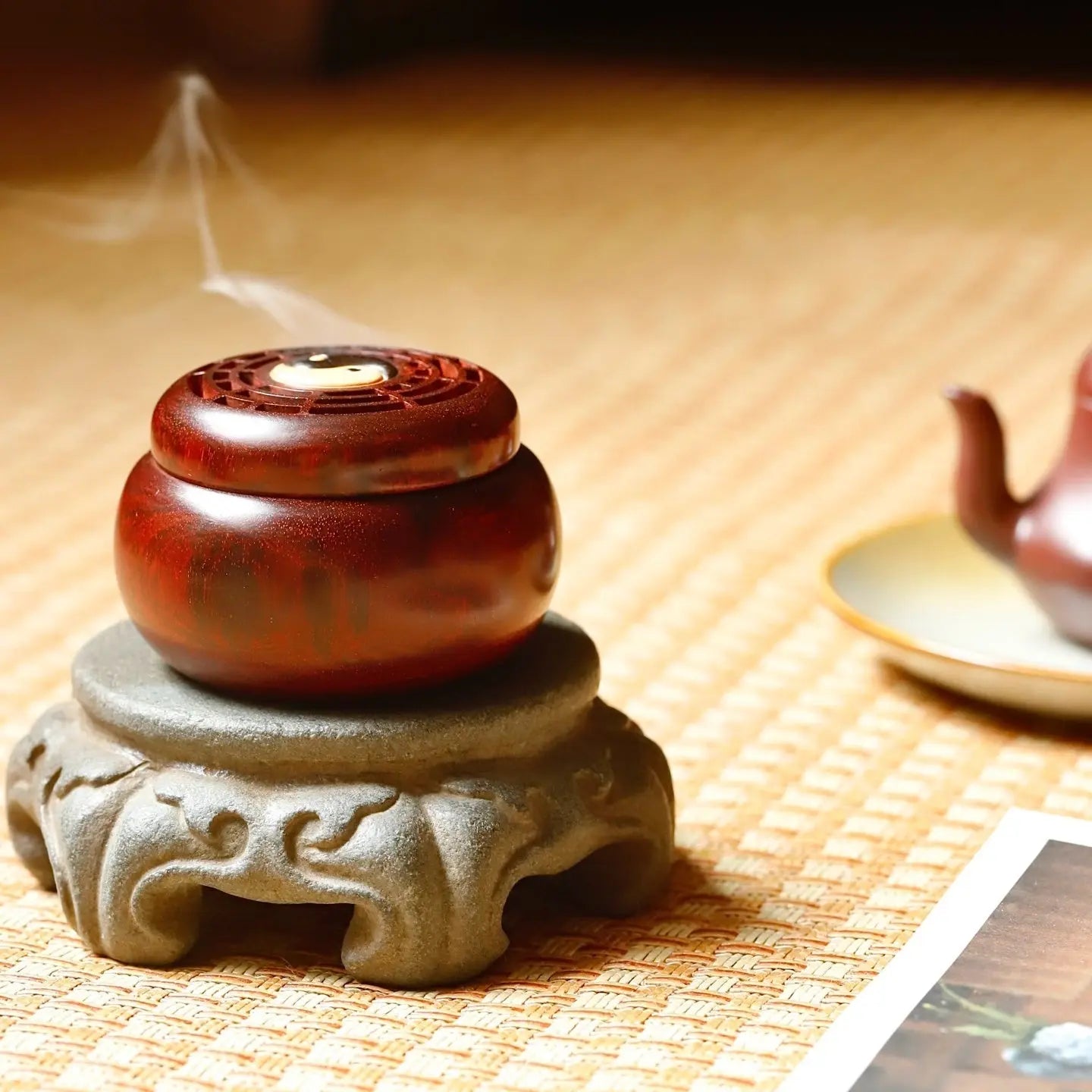 Tai Ji Ba Gua - Wood Sculpture zycschina