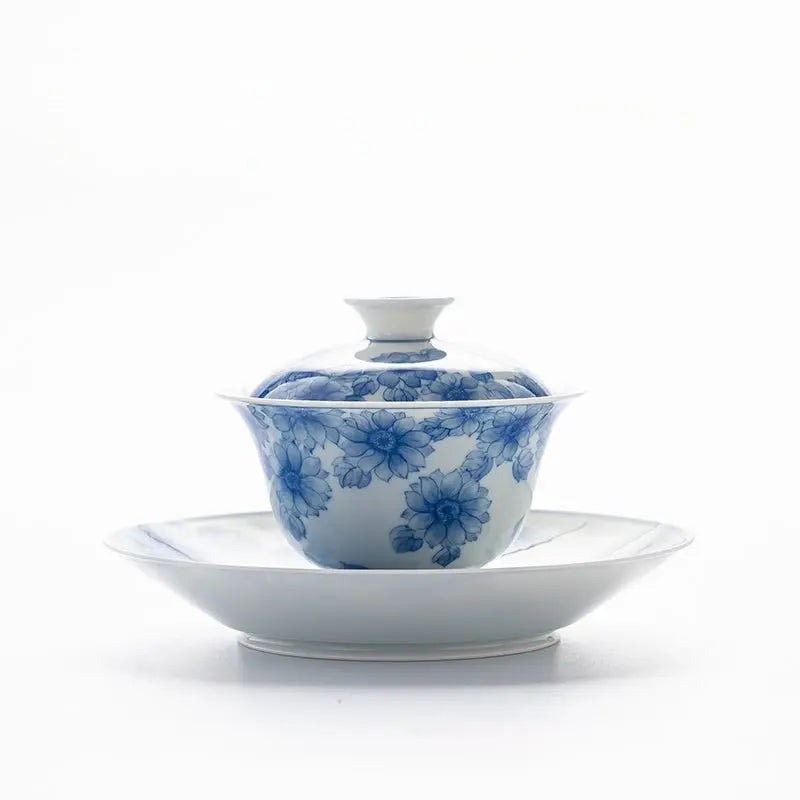 Tai Yang Hua 120cc - Jing De Zhen Porcelain Gaiwan zycschina