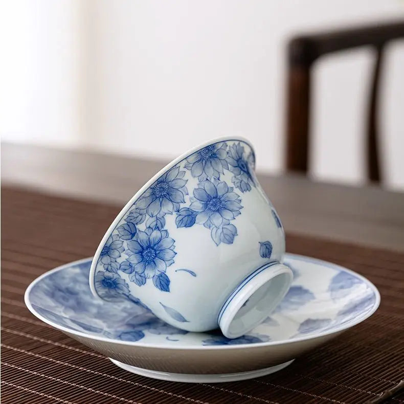 Tai Yang Hua 120cc - Jing De Zhen Porcelain Gaiwan zycschina