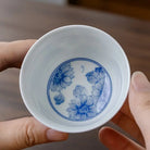 Tai Yang Hua 120cc - Jing De Zhen Porcelain Gaiwan zycschina