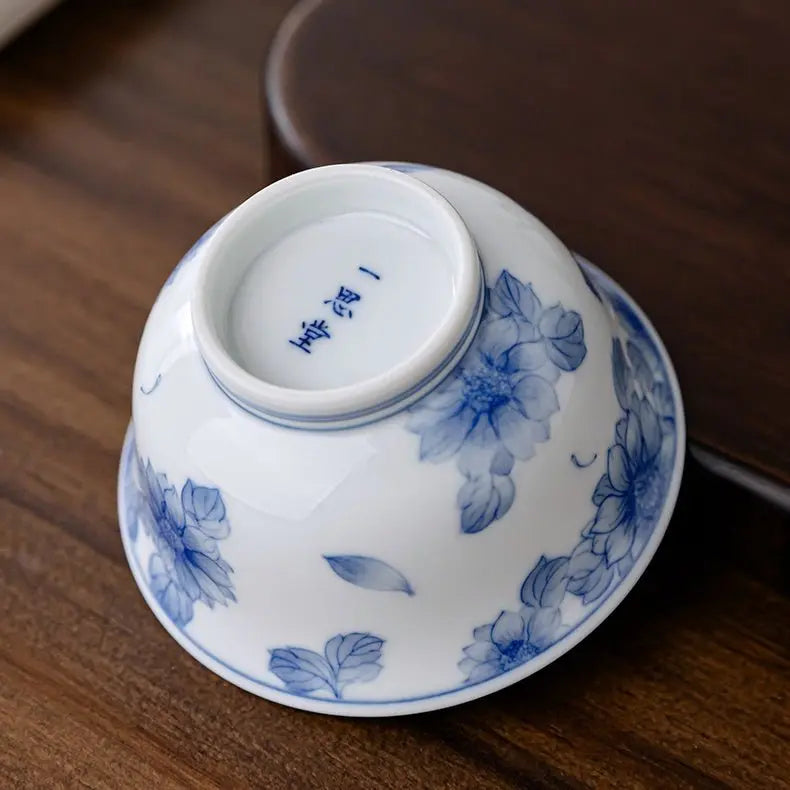 Tai Yang Hua 120cc - Jing De Zhen Porcelain Gaiwan zycschina