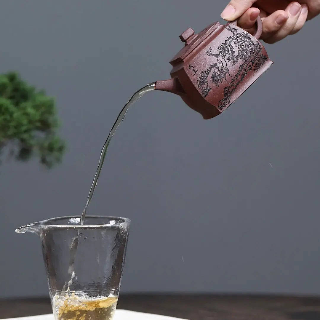 Tan Ran Si Fang 200cc - Yixing Handmade Teapot 江苏宜兴