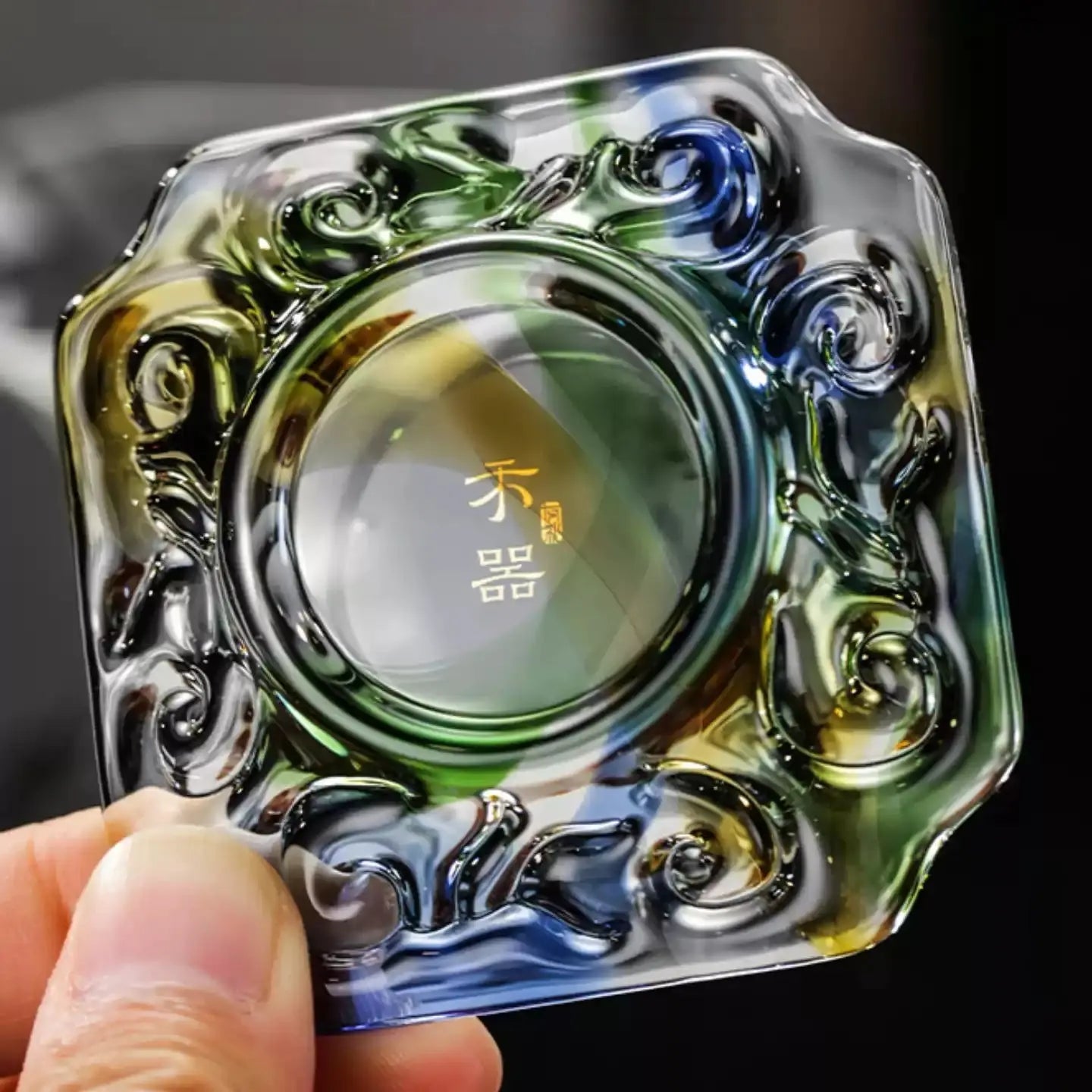 Tian Jin(Mi Cui) - Glass tea strainer zycschina