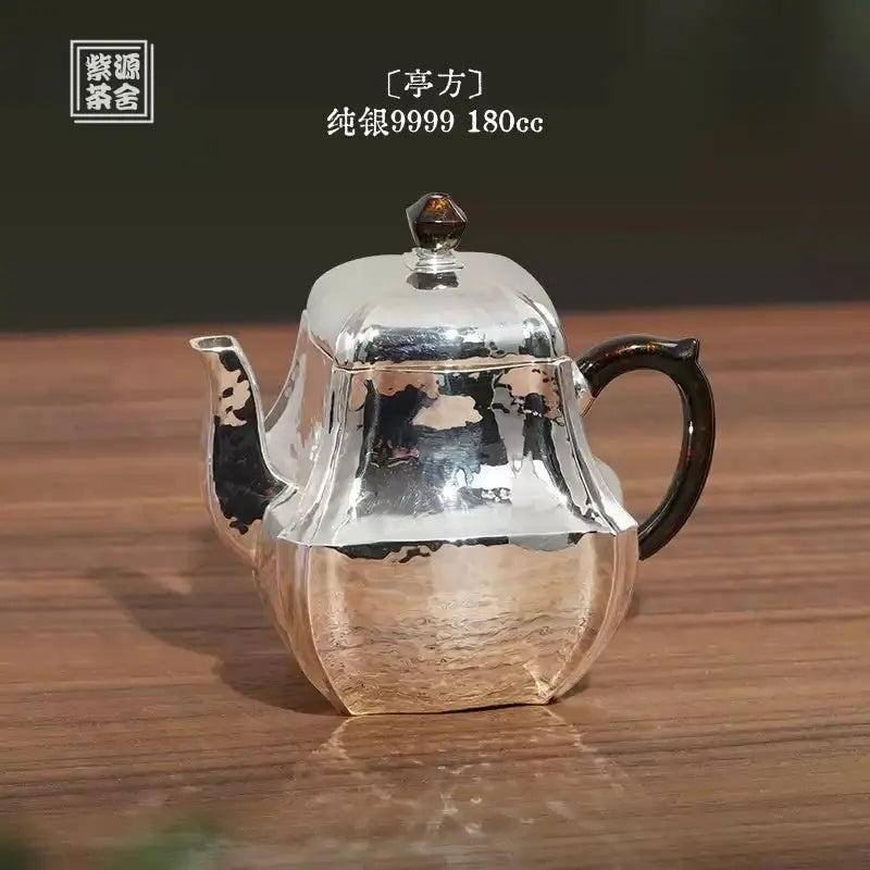 Ting Fang 180cc - Handmade silver pot zycschina