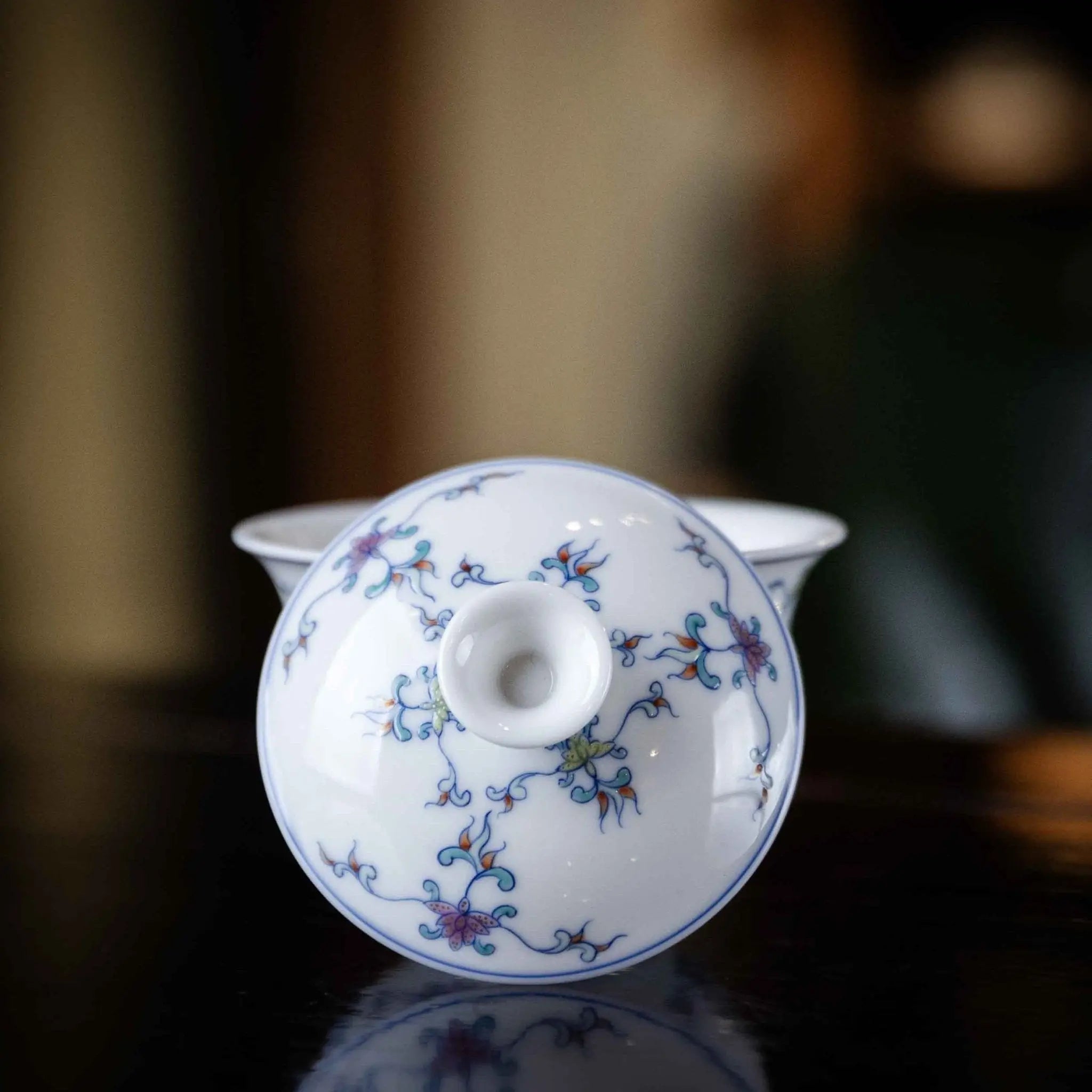 Tuan Die 120cc - Jing De Zhen Porcelain Gaiwan zycschina