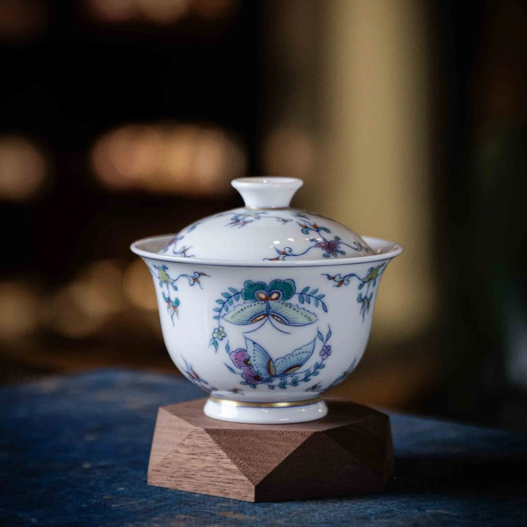 Tuan Die 120cc - Jing De Zhen Porcelain Gaiwan zycschina