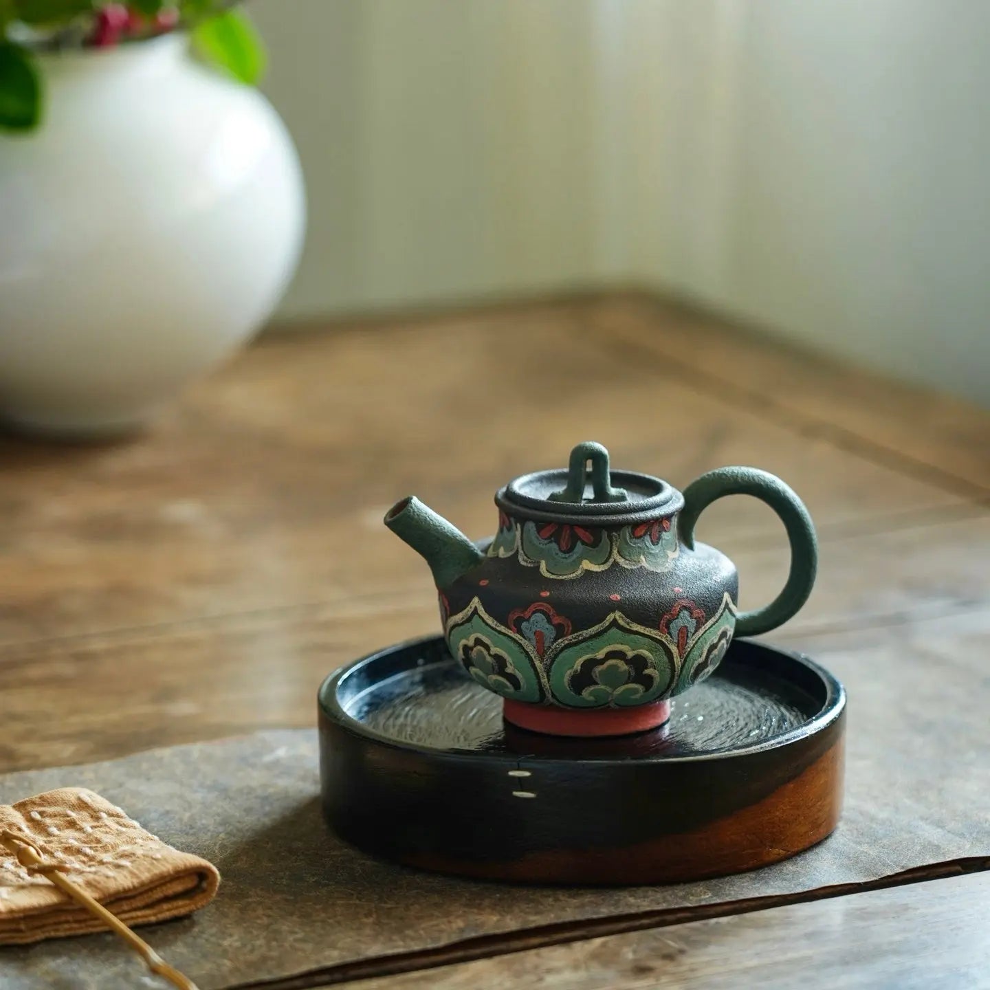 Tuan Hua 170cc - Yixing Handmade Teapot 江苏宜兴