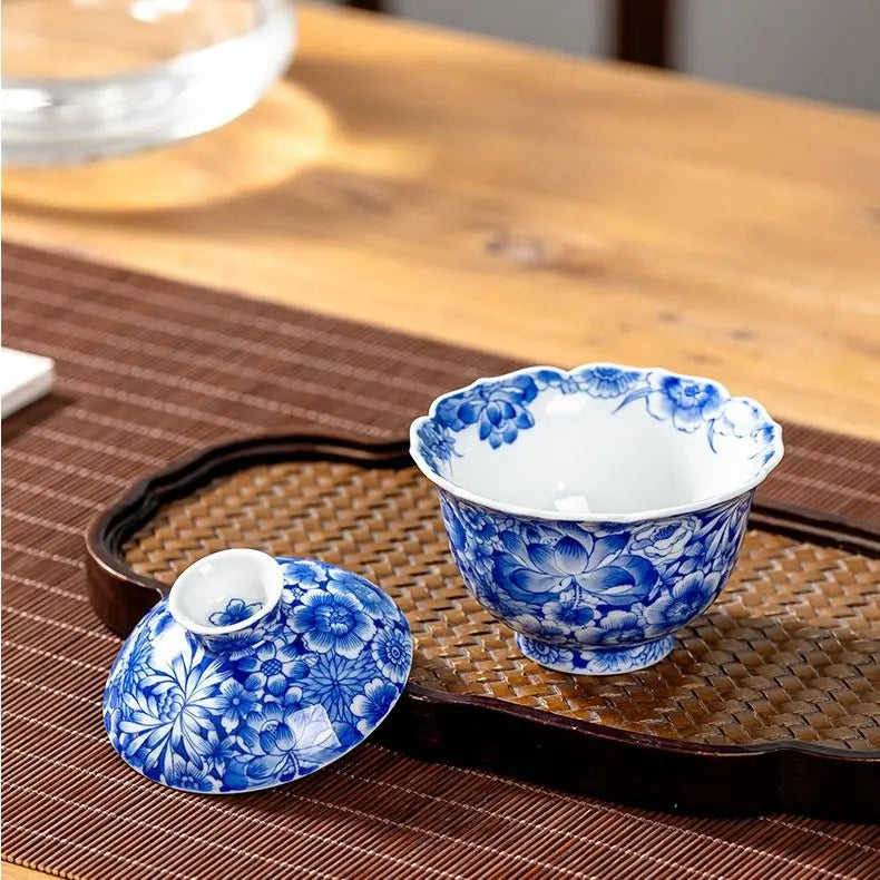 Wan Hua 130cc - Jing De Zhen Porcelain Gaiwan zycschina