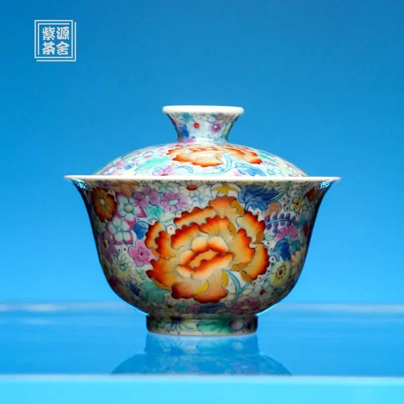 Wan Hua 135cc - Jing De Zhen Porcelain Gaiwan zycschina