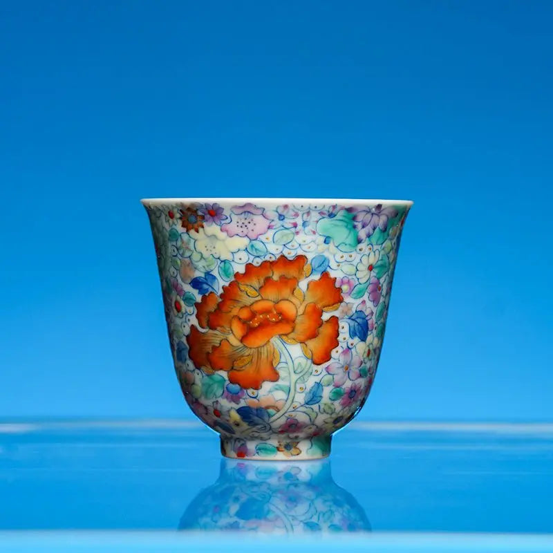 Wan Hua 135cc - Jing De Zhen Porcelain Gaiwan zycschina