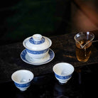 Wan Hua 170cc - Jing De Zhen Porcelain Gaiwan zycschina