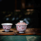 Wan Hua 70cc - Jing De Zhen Porcelain Gaiwan zycschina