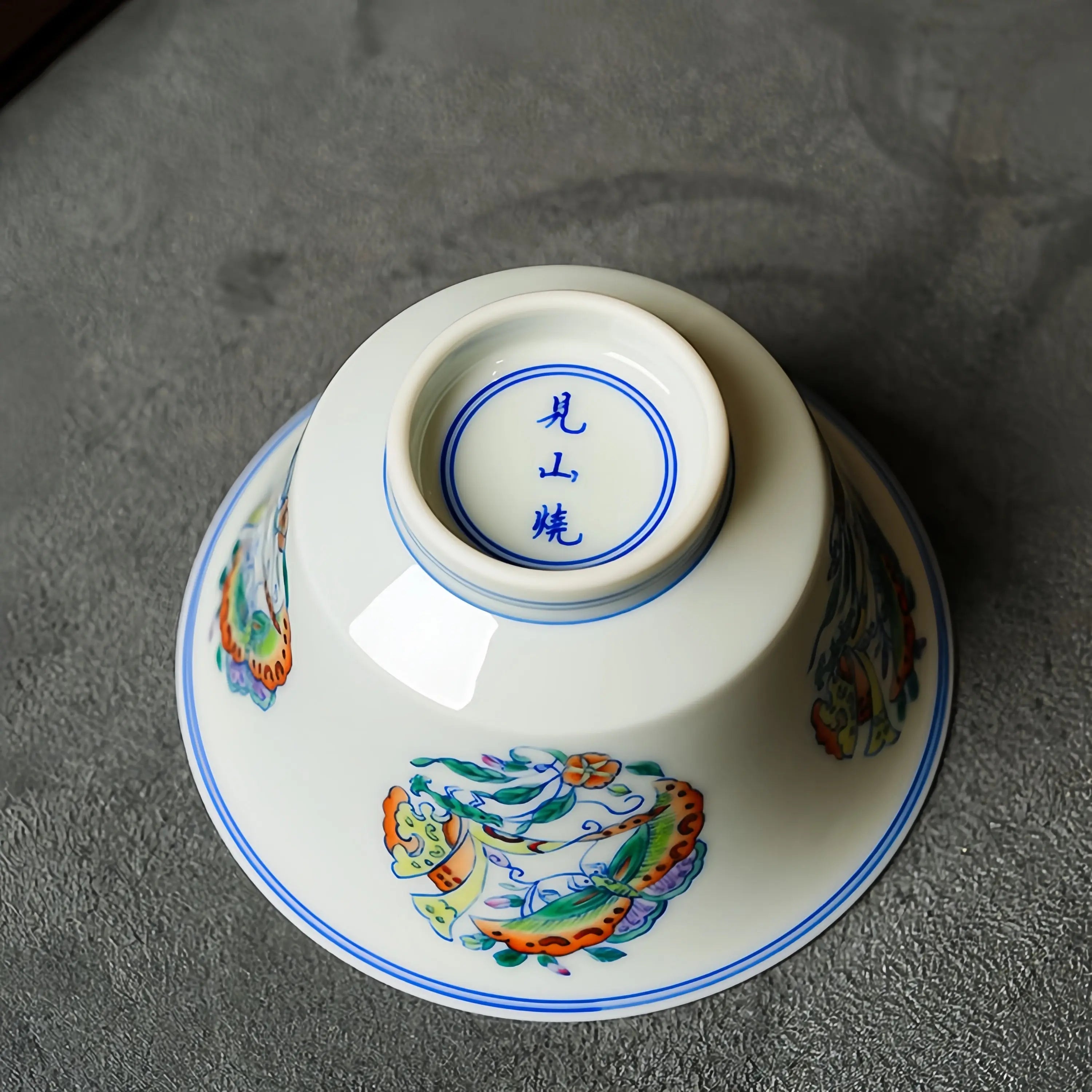 Wan Hua Hu Die 120cc - Jingdezhen Porcelain Gaiwan zycschina