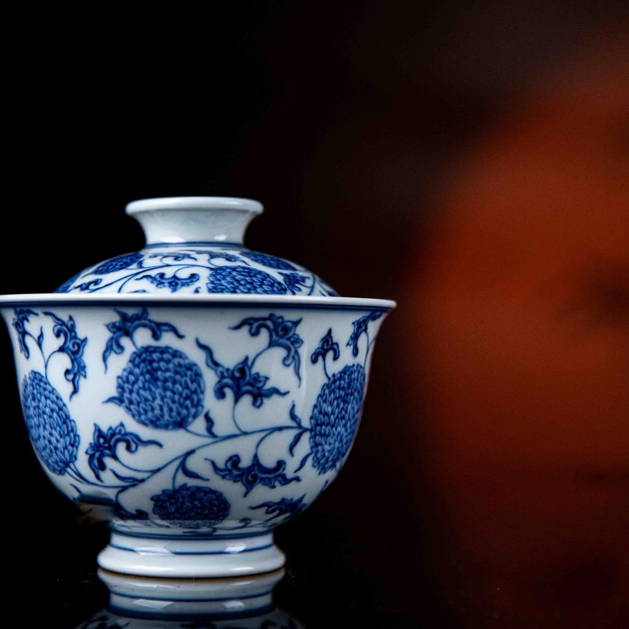 Wan Ju 130cc - Jing De Zhen Porcelain Gaiwan zycschina