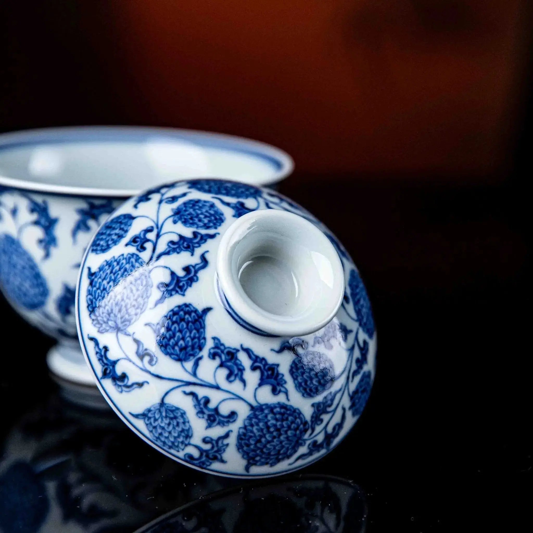 Wan Ju 130cc - Jing De Zhen Porcelain Gaiwan zycschina