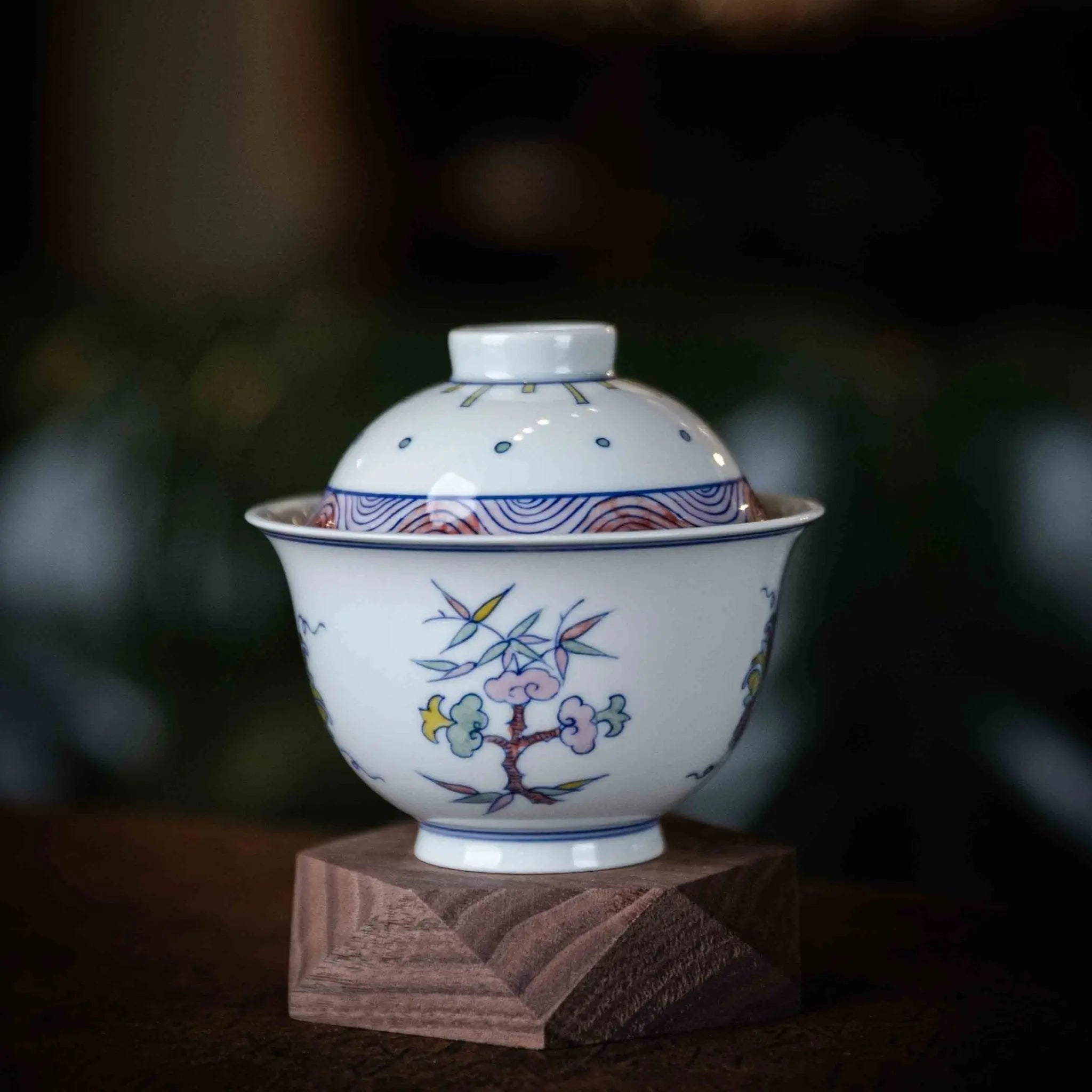 Wu Cai Hua Hui 110cc - Jing De Zhen Porcelain Gaiwan zycschina