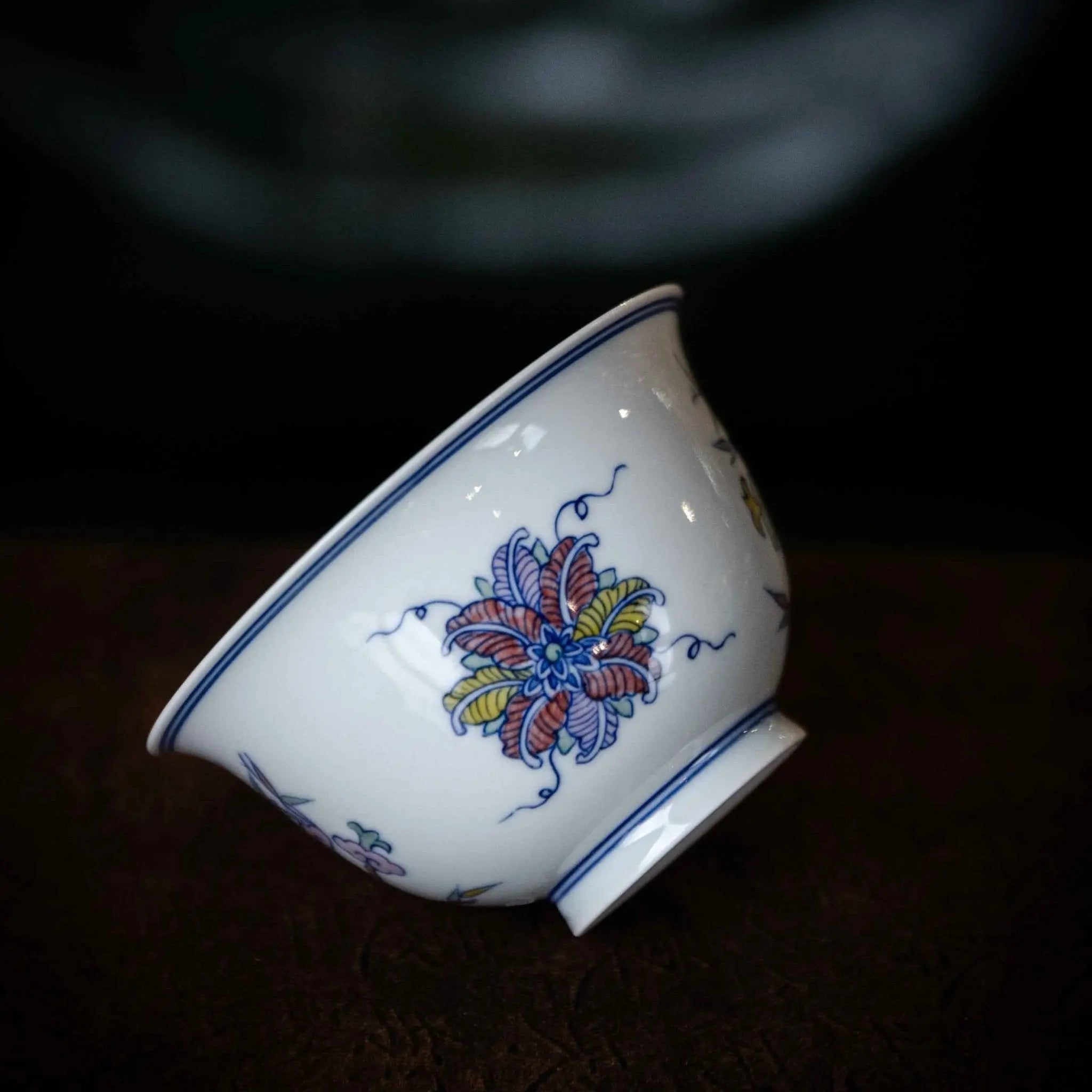Wu Cai Hua Hui 110cc - Jing De Zhen Porcelain Gaiwan zycschina