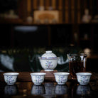 Wu Cai Hua Hui 110cc - Jing De Zhen Porcelain Gaiwan zycschina