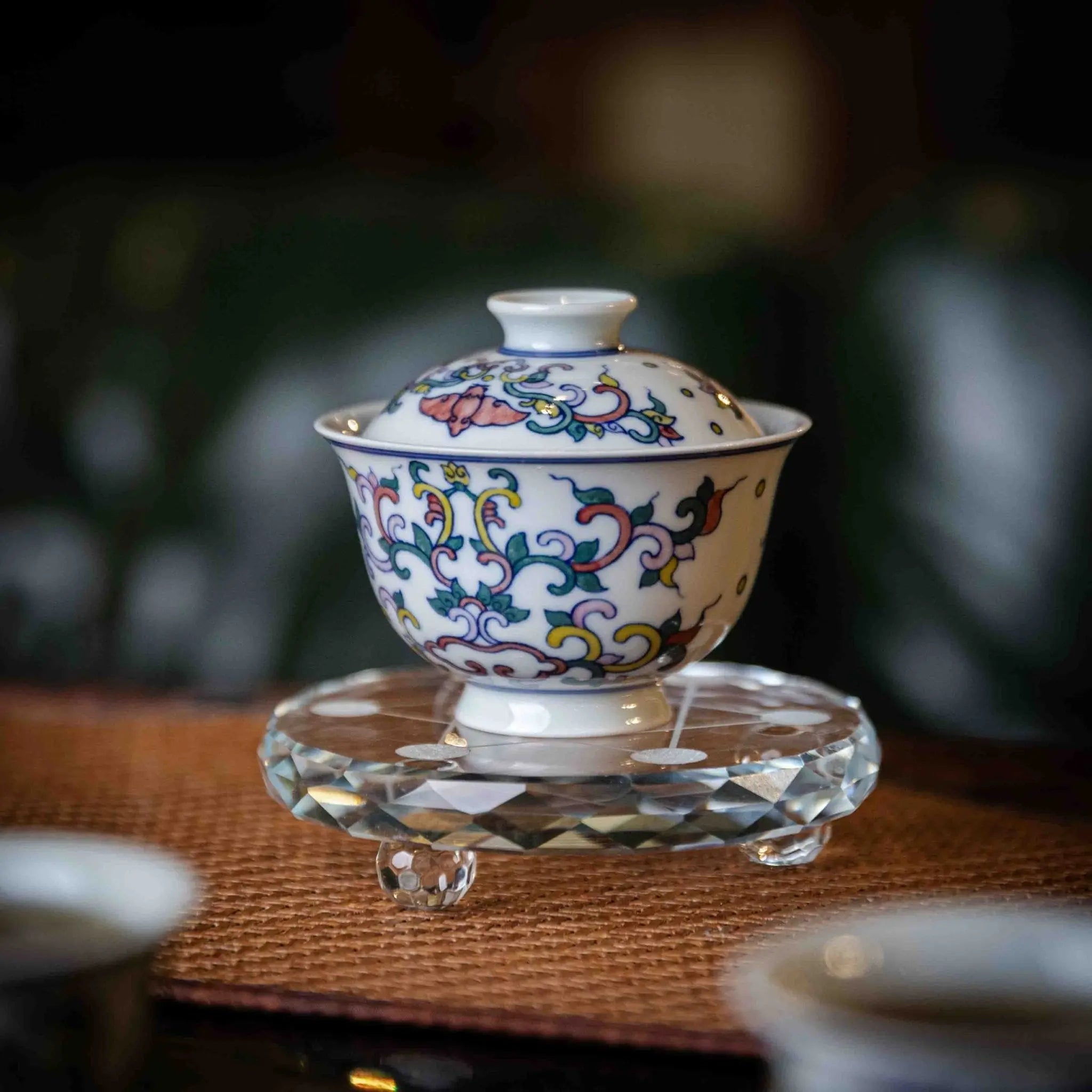 Wu Cai Ru Yi 75cc - Jing De Zhen Porcelain Gaiwan zycschina