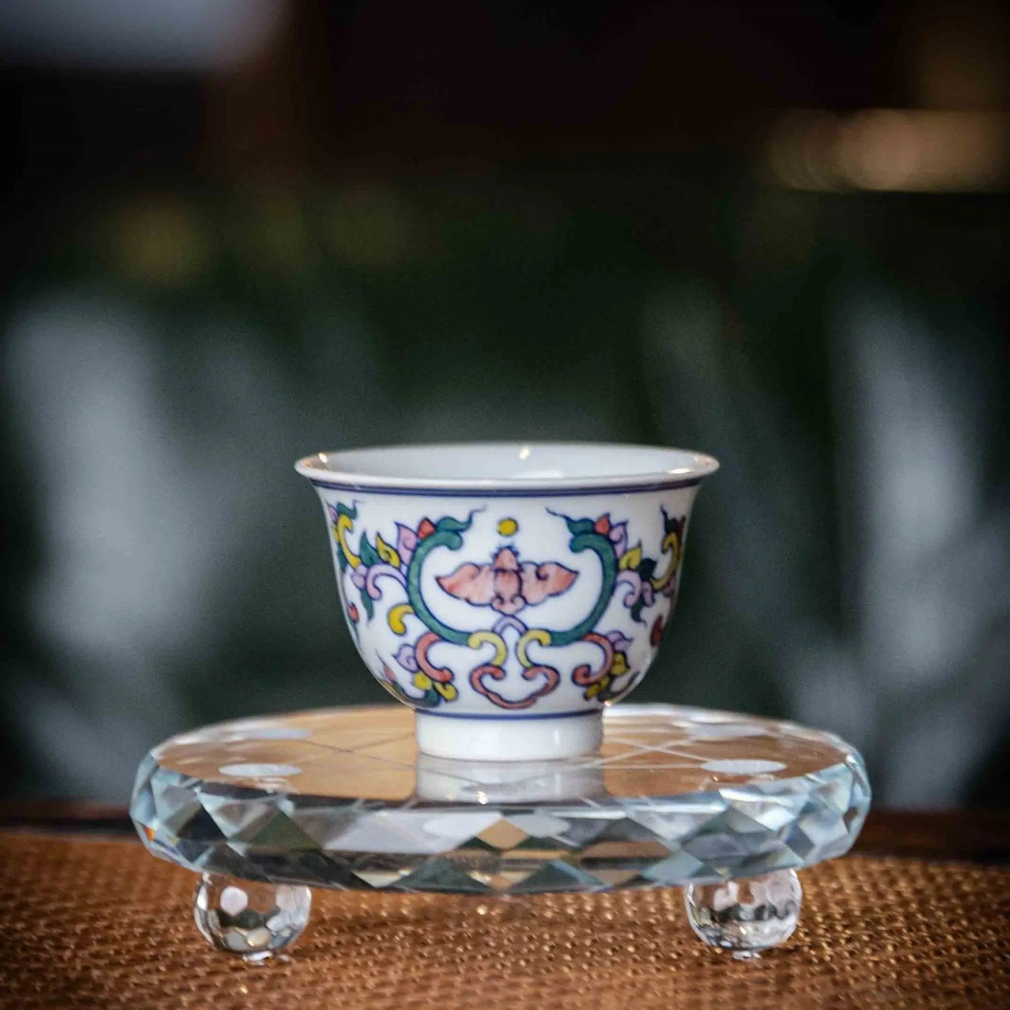 Wu Cai Ru Yi 75cc - Jing De Zhen Porcelain Gaiwan zycschina