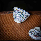 Wu Cai Ru Yi 75cc - Jing De Zhen Porcelain Gaiwan zycschina