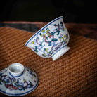 Wu Cai Ru Yi 75cc - Jing De Zhen Porcelain Gaiwan zycschina