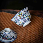 Wu Cai Ru Yi 75cc - Jing De Zhen Porcelain Gaiwan zycschina
