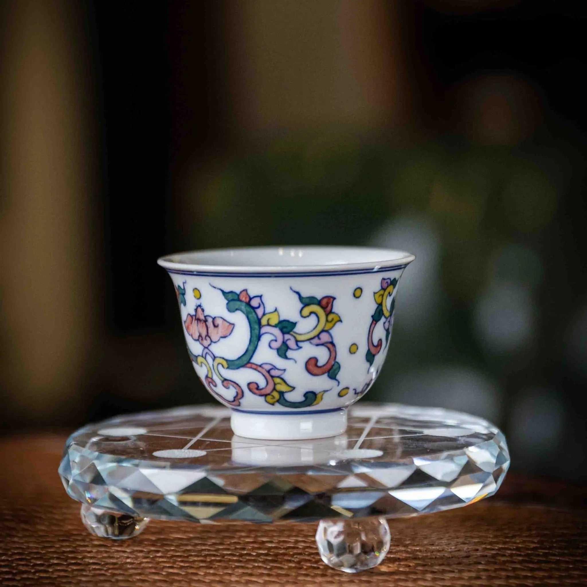 Wu Cai Ru Yi 75cc - Jing De Zhen Porcelain Gaiwan zycschina