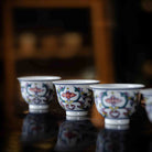 Wu Cai Ru Yi 75cc - Jing De Zhen Porcelain Gaiwan zycschina