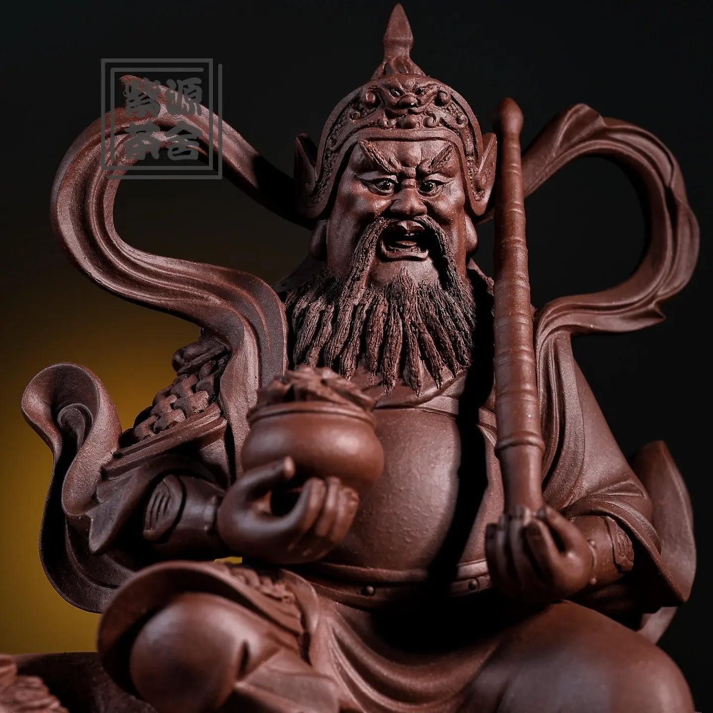 Wu Cai Shen - Zisha Sculpture 江苏宜兴