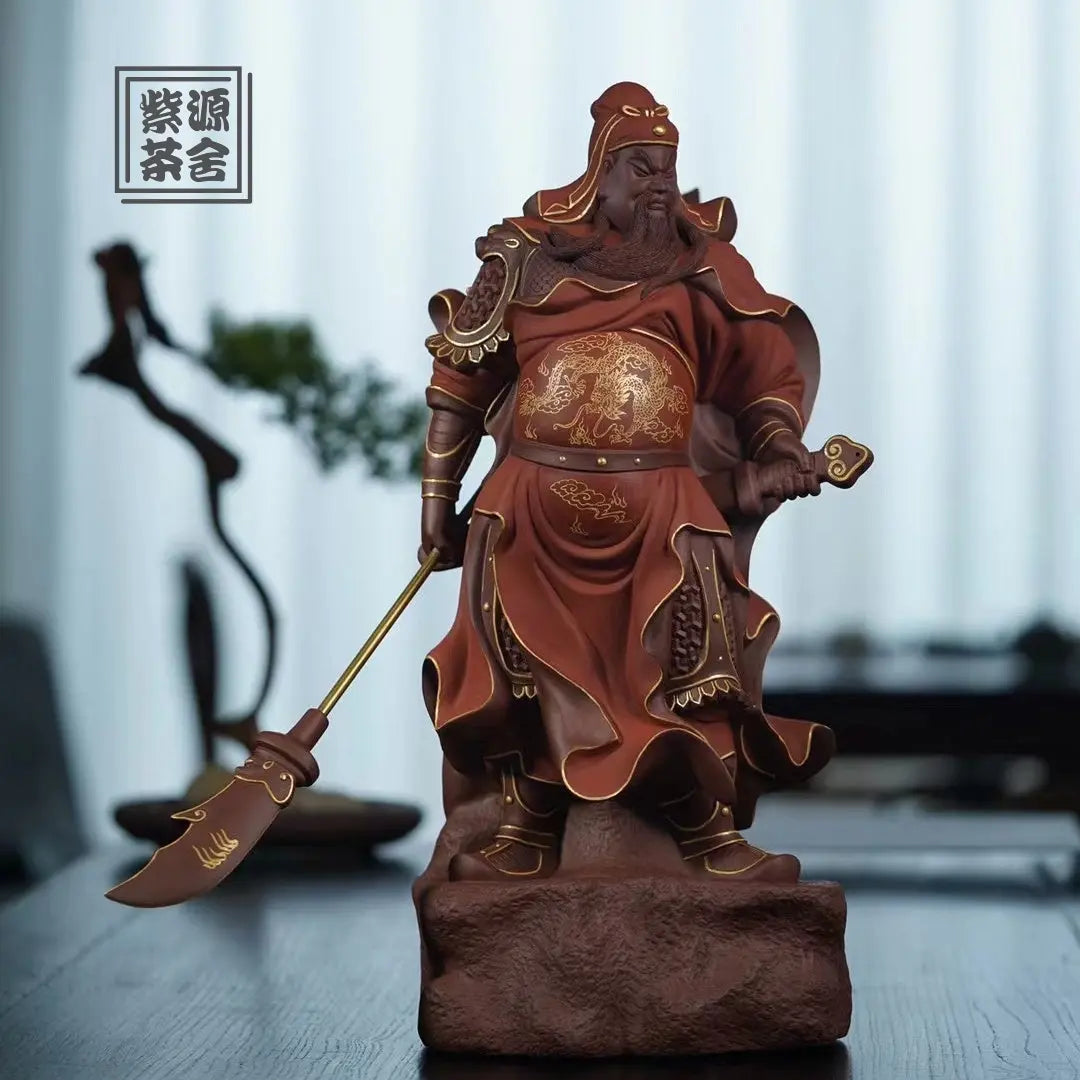Wu Cai Shen - Zisha Sculpture 江苏宜兴