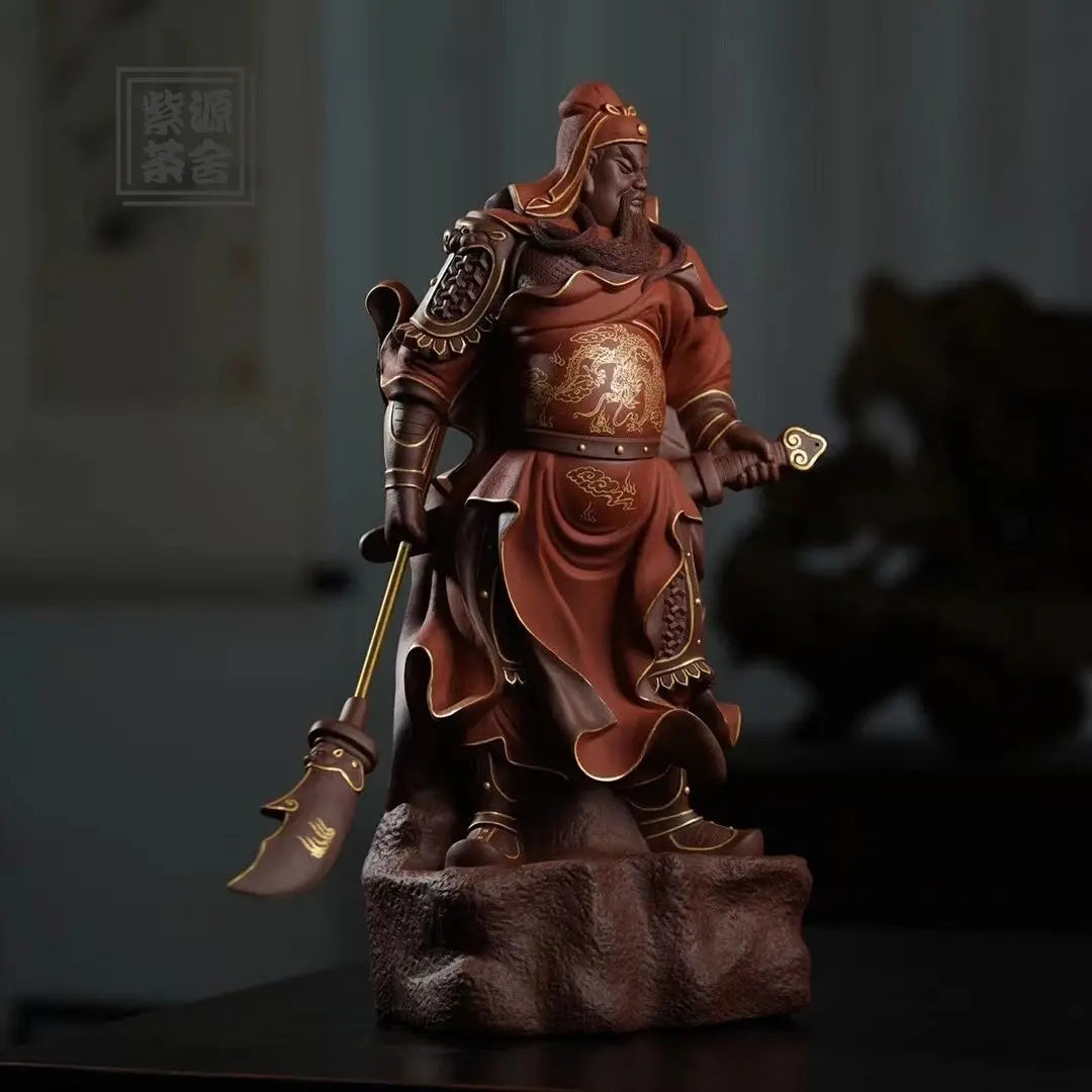 Wu Cai Shen - Zisha Sculpture 江苏宜兴