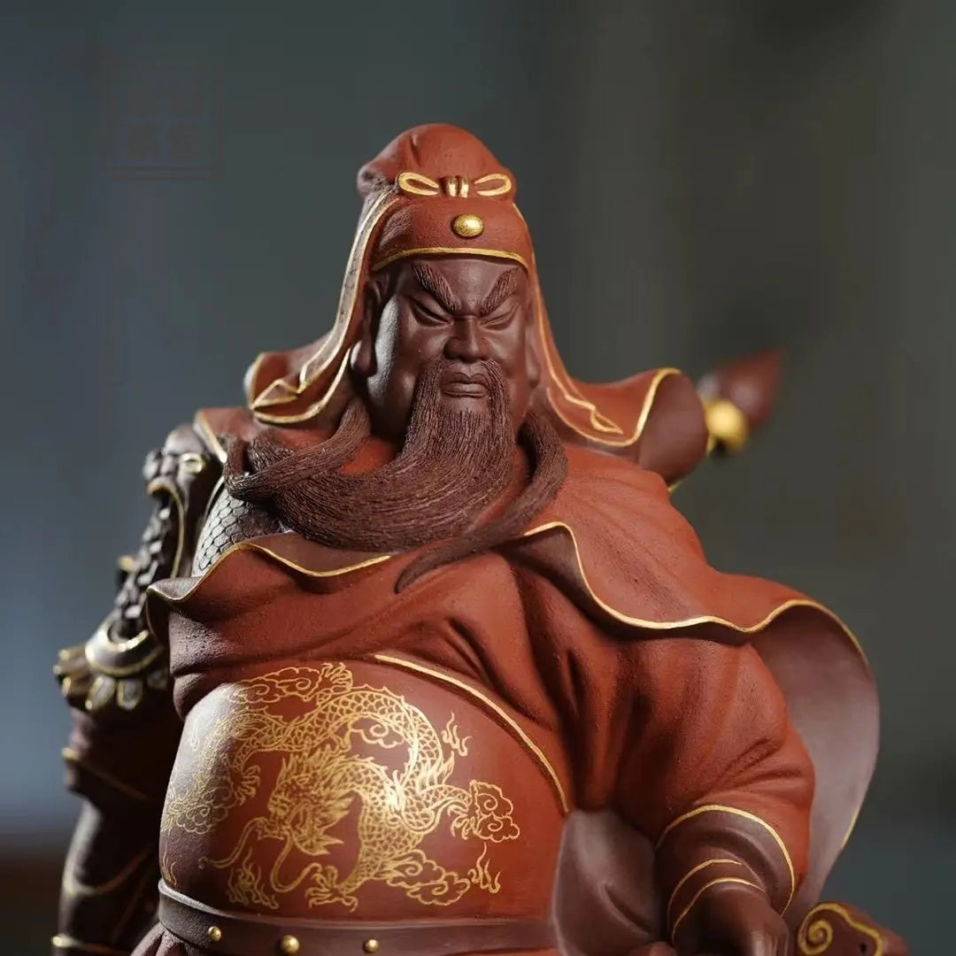 Wu Cai Shen - Zisha Sculpture 江苏宜兴