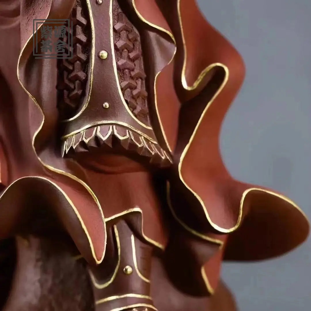 Wu Cai Shen - Zisha Sculpture 江苏宜兴