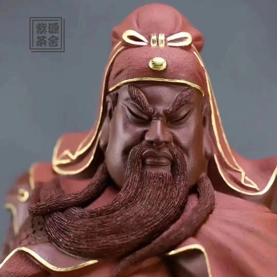 Wu Cai Shen - Zisha Sculpture 江苏宜兴