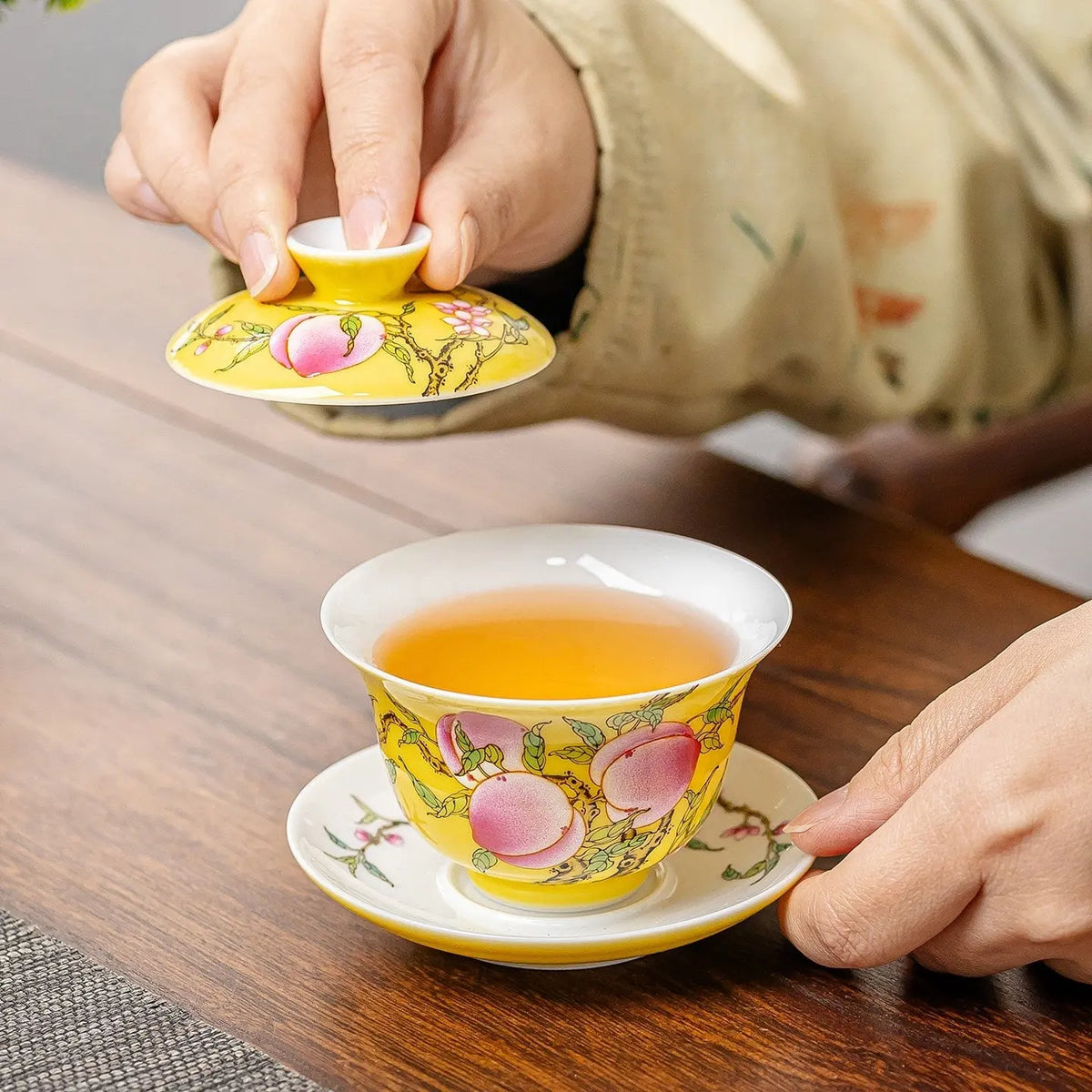 Wu Tao 130cc - Jing De Zhen Porcelain Gaiwan zycschina