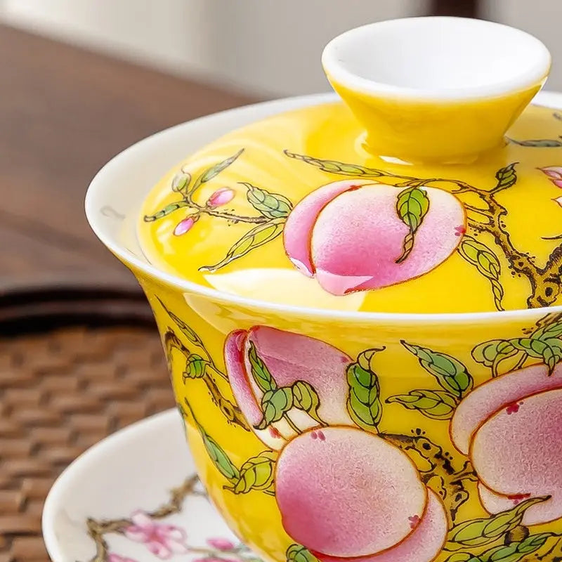 Wu Tao 130cc - Jing De Zhen Porcelain Gaiwan zycschina