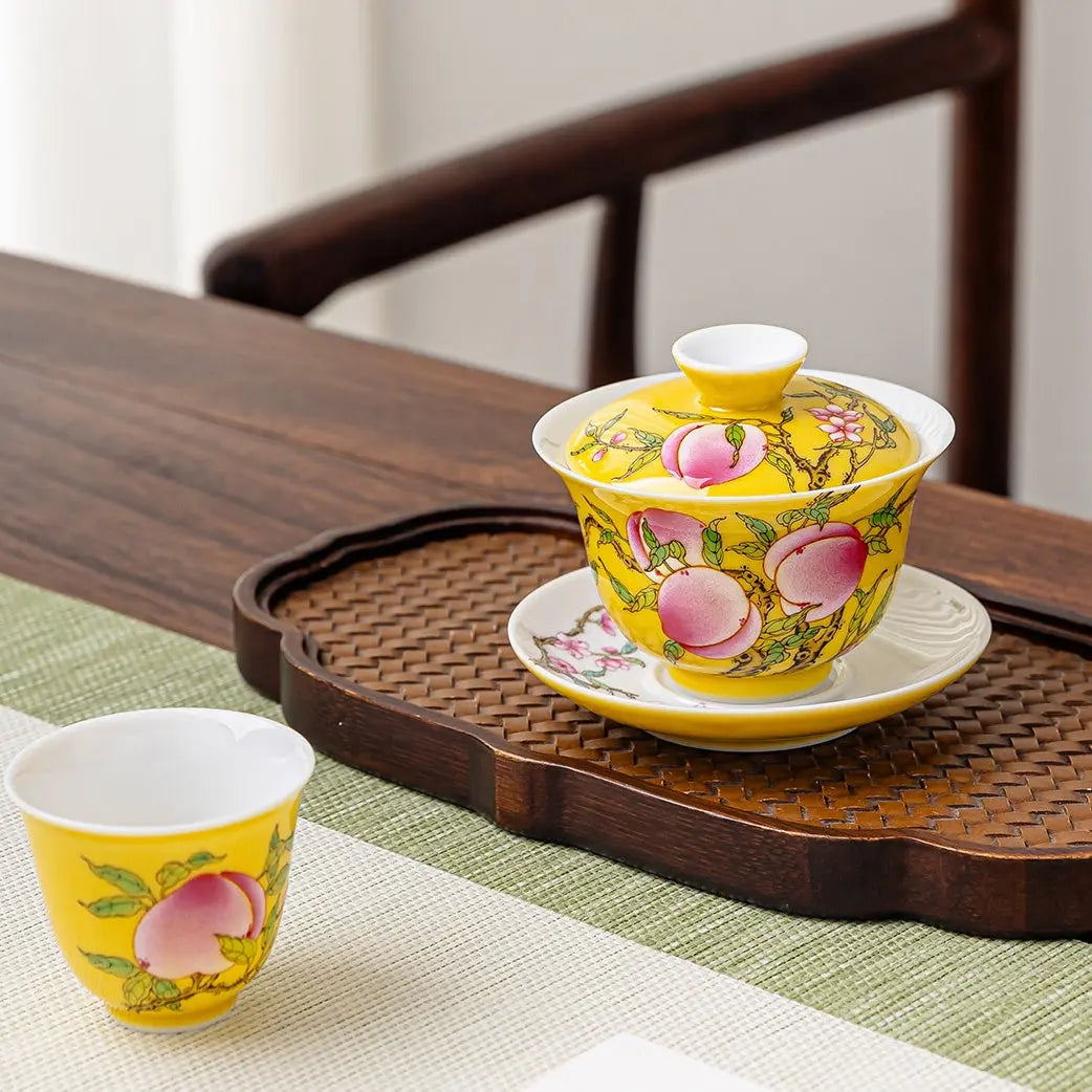 Wu Tao 130cc - Jing De Zhen Porcelain Gaiwan zycschina