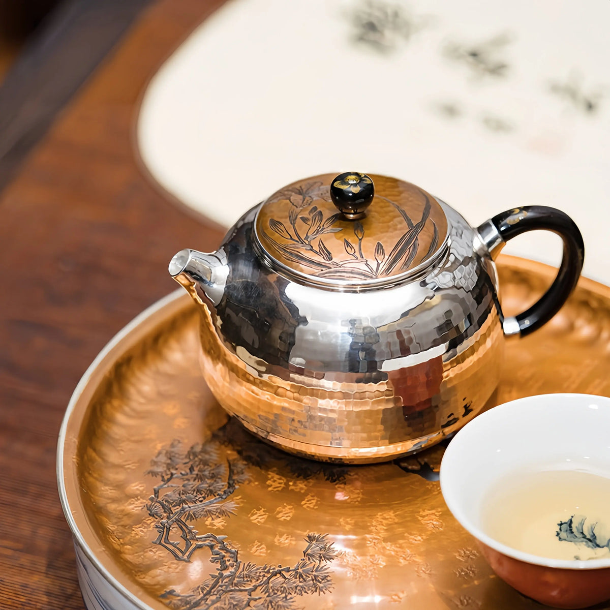 Wu You 200cc - Handmade silver pot zycschina