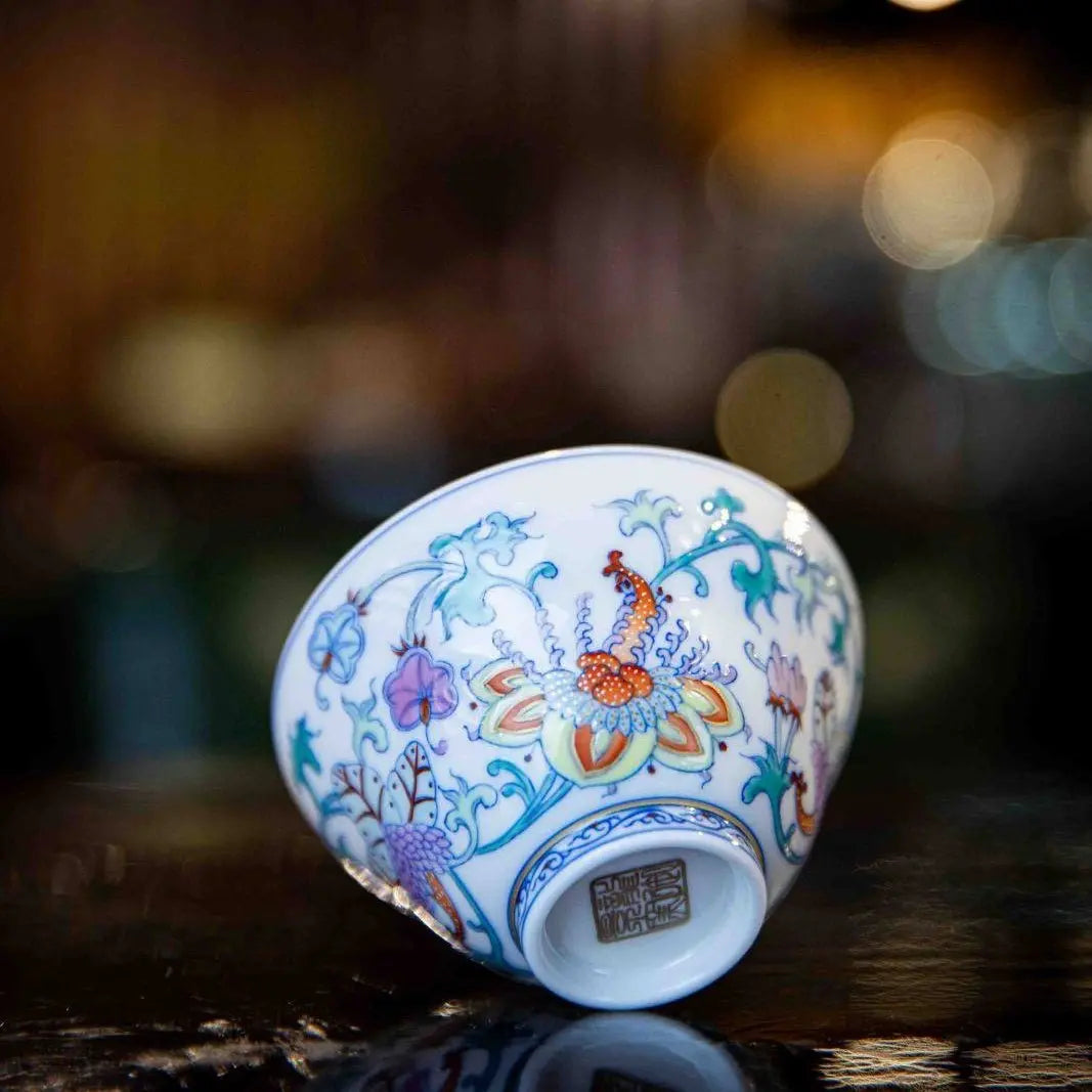 Xi Fan Lian 130cc - Jing De Zhen Porcelain Gaiwan zycschina
