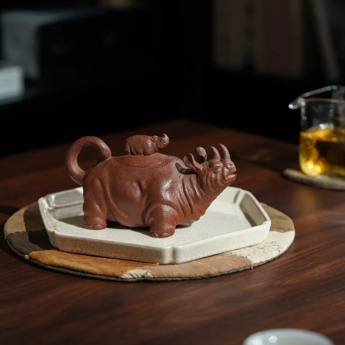 Xi Niu 220cc - Yixing Handmade Teapot 江苏宜兴